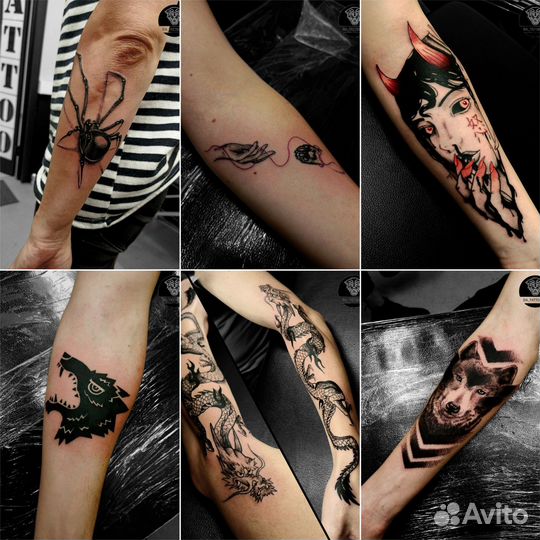 Татуировка, Тату студия