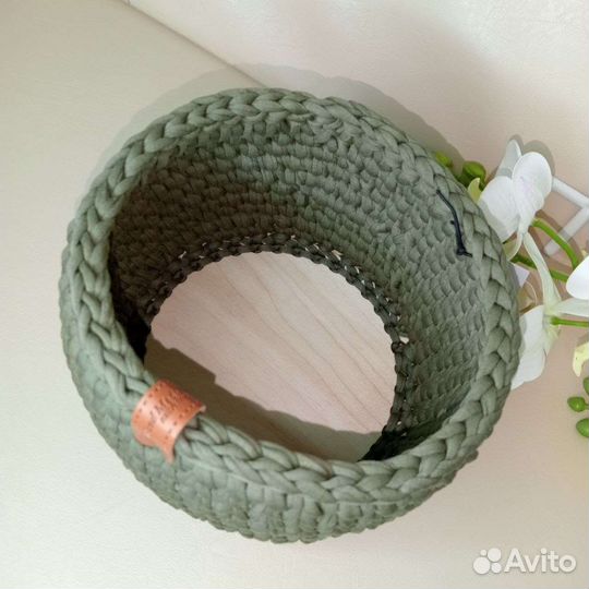 Новая Корзина интерьерная органайзер Эвкалипт