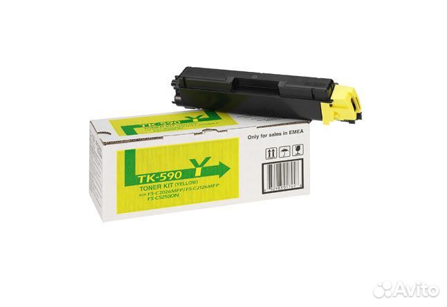 Картридж TK-590Y Kyocera FS-C2026MFP/C2126MFP/C525