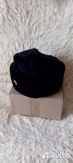 Мужская шапка-ушанка, меховая из овчины