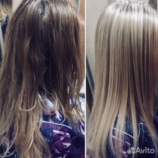 Окрашивание волос (айртач, шатуш). Обучение