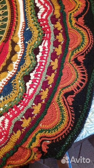 Плед мандала ручной работы Ковёр