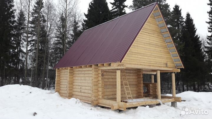 Изготовление срубов для домов и бань