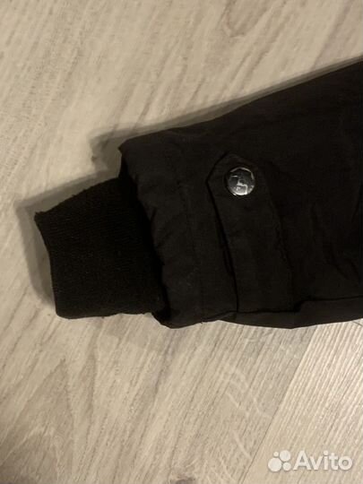 Куртка для мальчика черная 146см