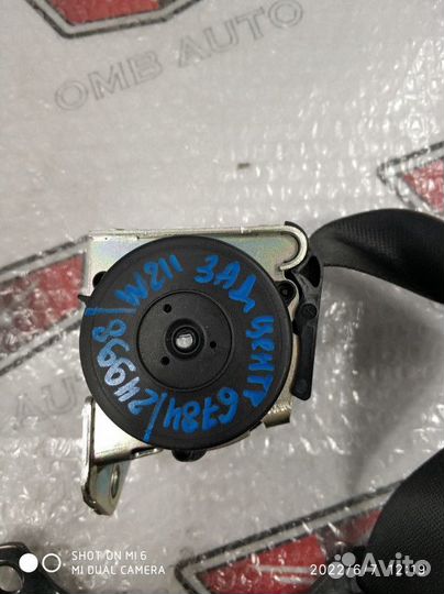 Ремень безопасности задний средний Мерседес W211