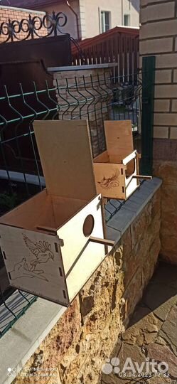 Домики гнёзда для попугаев и других птиц