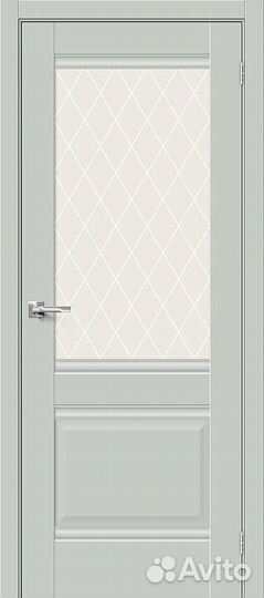 Межкомнатная дверь Bravo 066-0151 Прима-3 Grey Mat