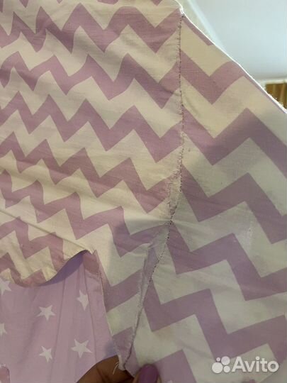 Текстиль для кроватки домик