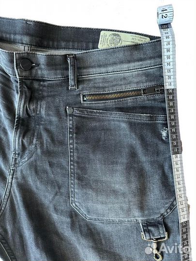 Diesel D-phormer джинсы дистрессед W34-L32