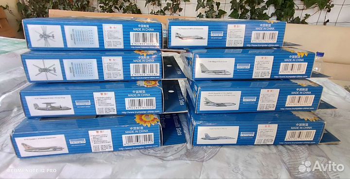 Сборные модели самолётов и вертолетов 1: 350