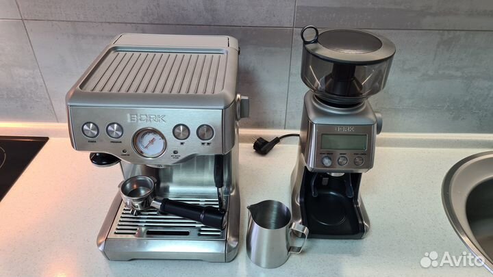 Кофеварка Bork c803 + Кофемолка Bork j801