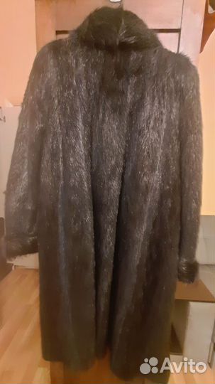 Шуба из нутрии 56