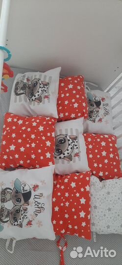 Бортики в детскую кроватку