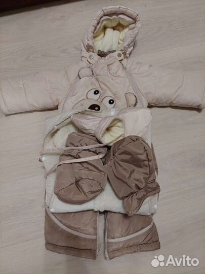 Зимний комбинезон для девочки