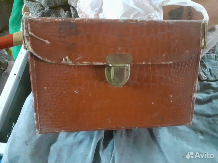 Кофр СССР от бинокля или камеры бархат