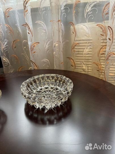 Пепельница хрустальная