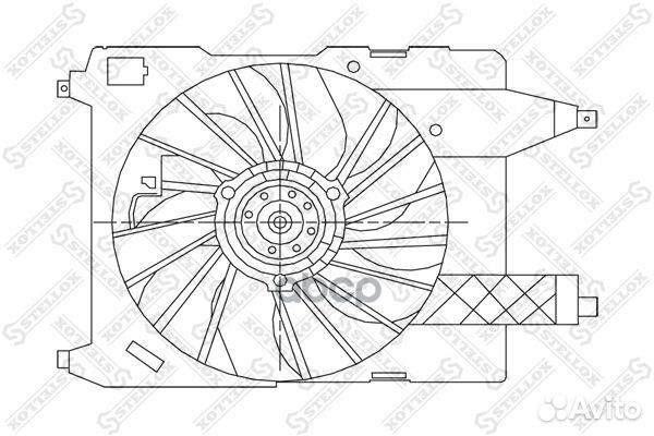 29-99410-SX вентилятор охлаждения Renault Mega