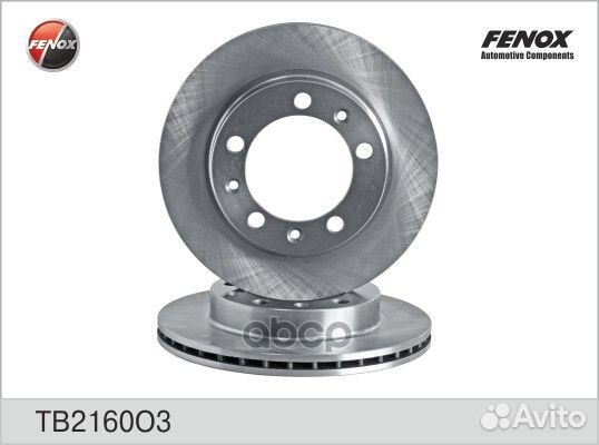 Диск тормозной УАЗ 3160 TB2160O3 fenox