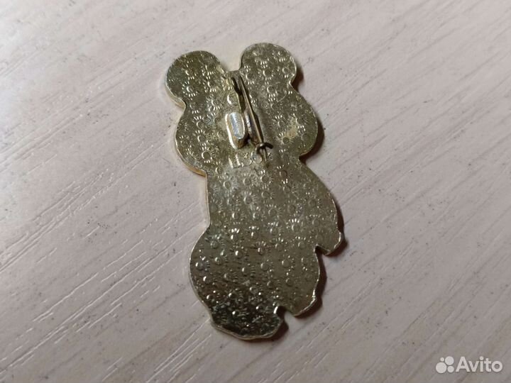 Значок олимпийский мишка