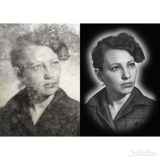 Реставрация фотографий, ретушь фото на памятник