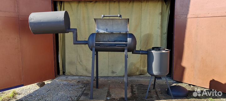 Мангал барбекю коптильня