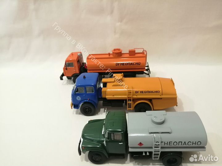 Модели Бензовозов «камаз-53215» ЗИЛ-130 «маз-5334»