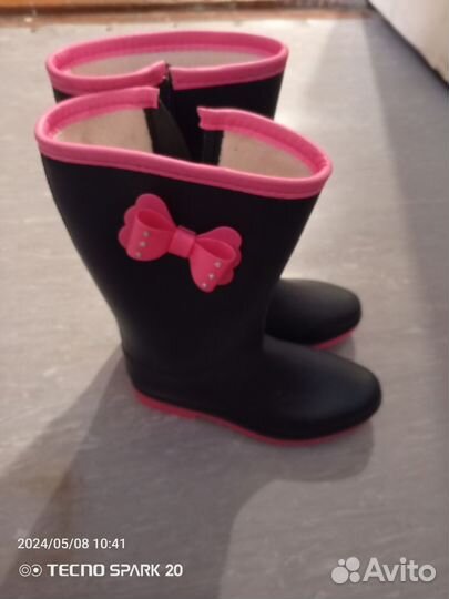 Детские резиновые сапоги 34 размера