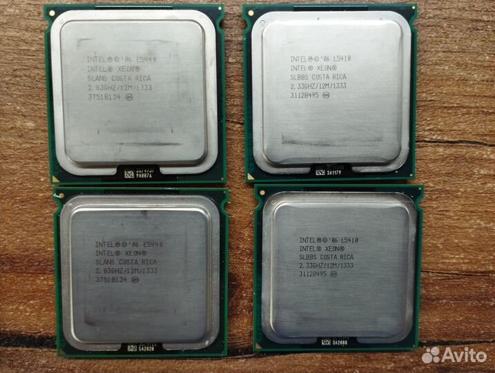 Процессоры Intel Xeon E5450, E5440, E5620 и другие