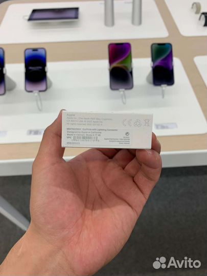 Наушники apple earpods lightning original