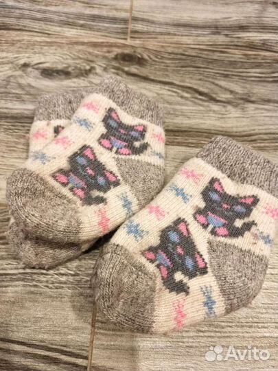 Шерстяные носки