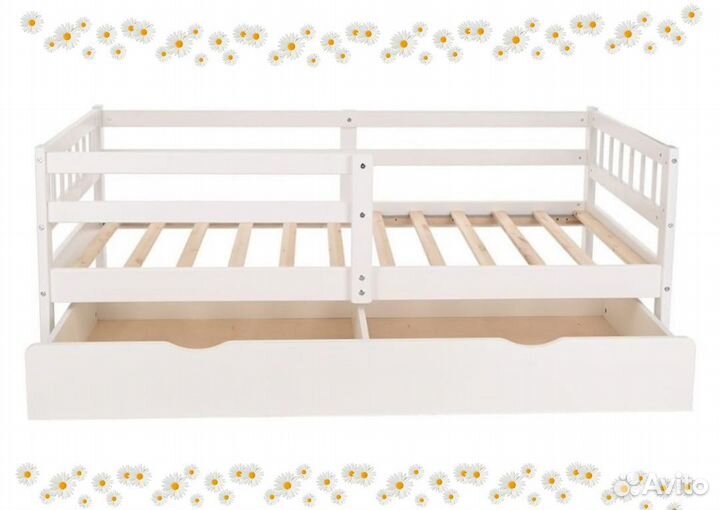 Кровать подростковая с ящиками новая