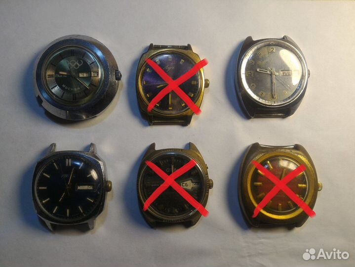 Часы мужские механические неисправные Обмен
