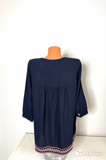 Д.68 см Блузка свободная,48 р. Вискоза