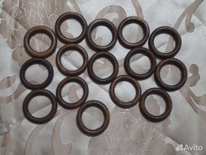 Кольца деревянные для карниза