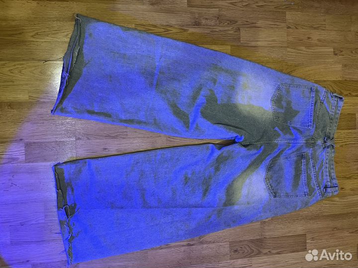 Джинсы широкие opium