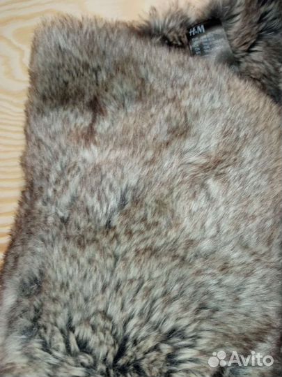 Шарф снуд женский меховой H&M