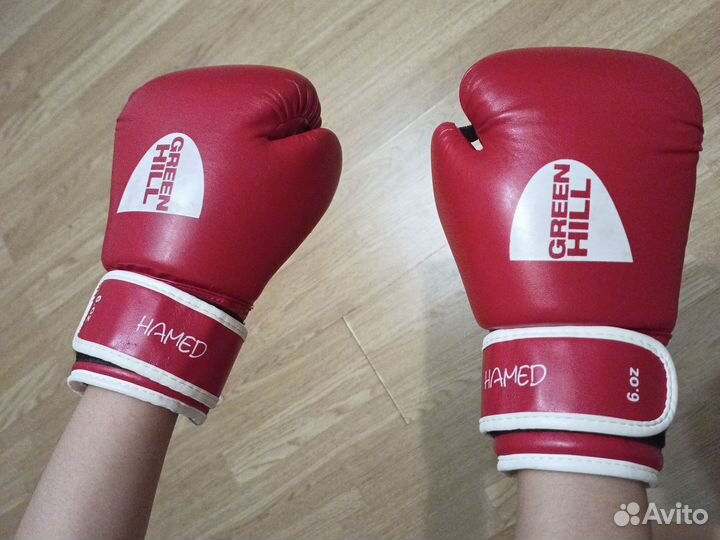 Боксерские перчатки 6 oz