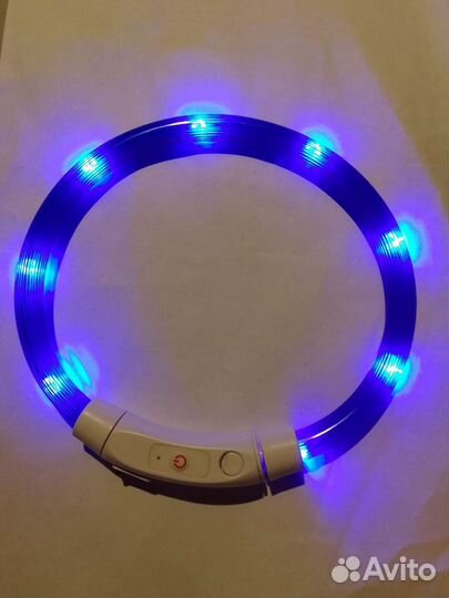 Светящийся ошейник для собак