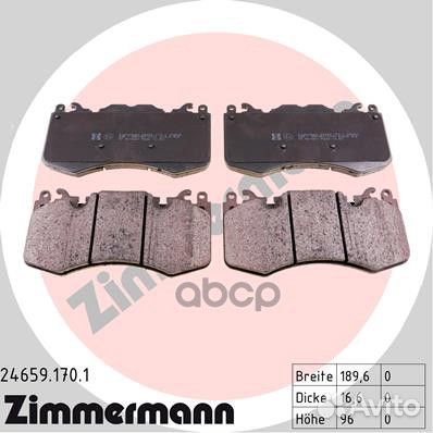 Колодки тормозные land rover renge rover 4/RR