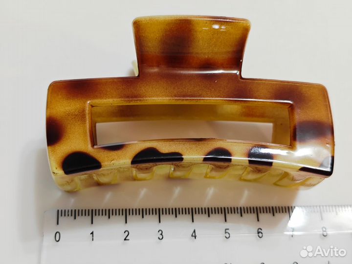 Заколка краб для волос Тигровый