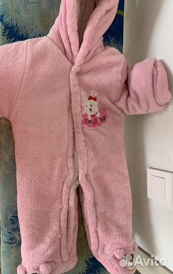 Комбинезон демисезонный + шапочка