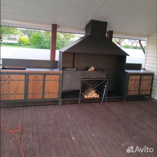 Мангал барбекю, мангальная зона