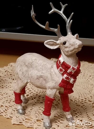 Новогоднее украшение фигурка олень