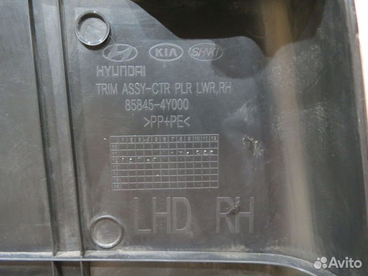 Обшивка стойки средняя правая Kia Rio 3