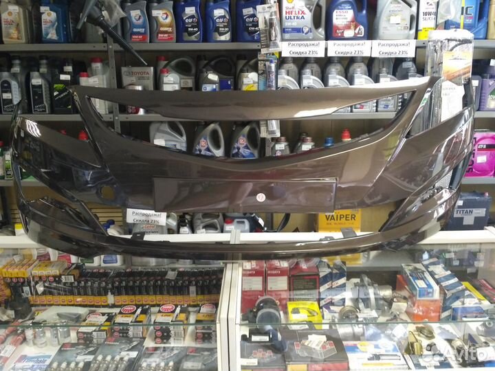 Бампер передний Hyundai Solaris 2015-2017 В Цвет