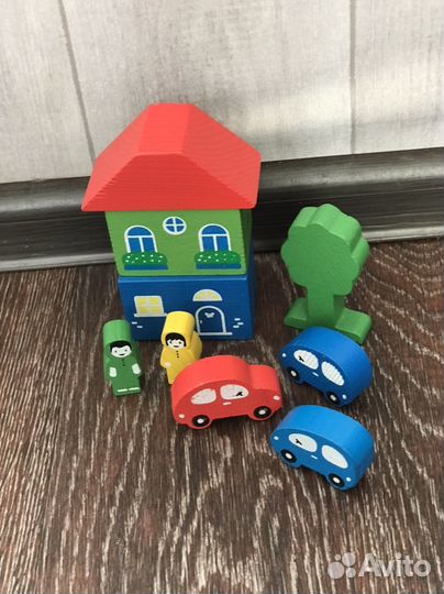 Детские развивающие деревянные игрушки