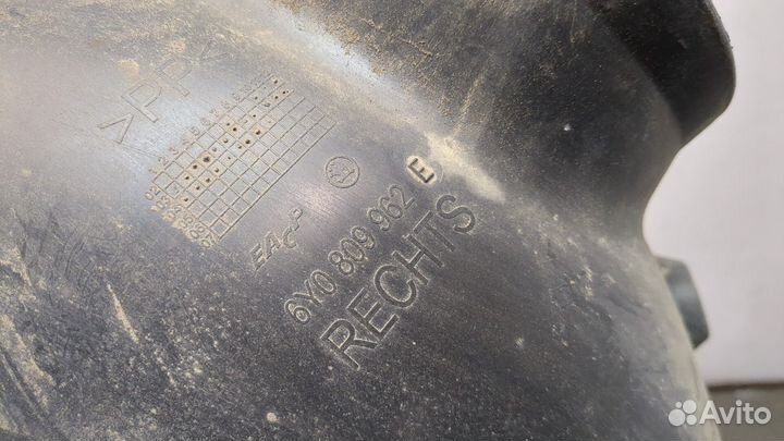 Защита арок (подкрылок) Skoda Fabia, 2005