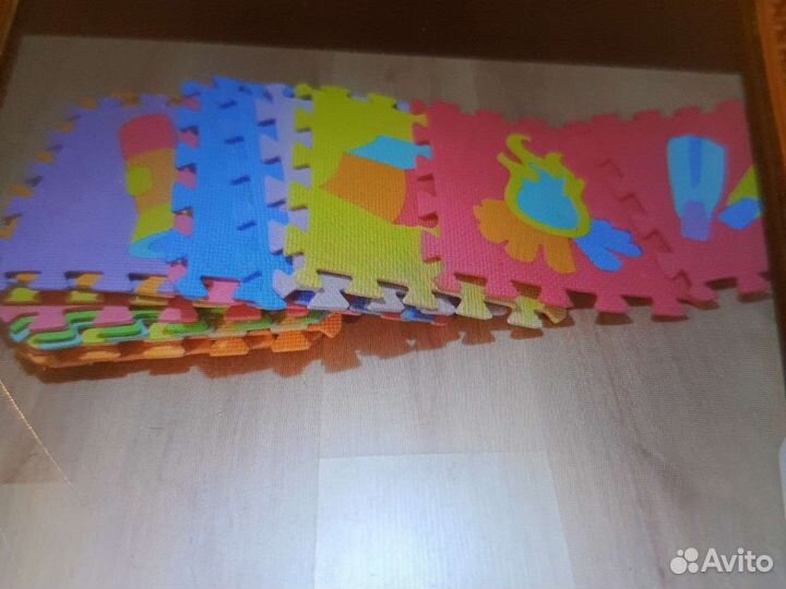 50 шт.Детский коврик для ползания пазл