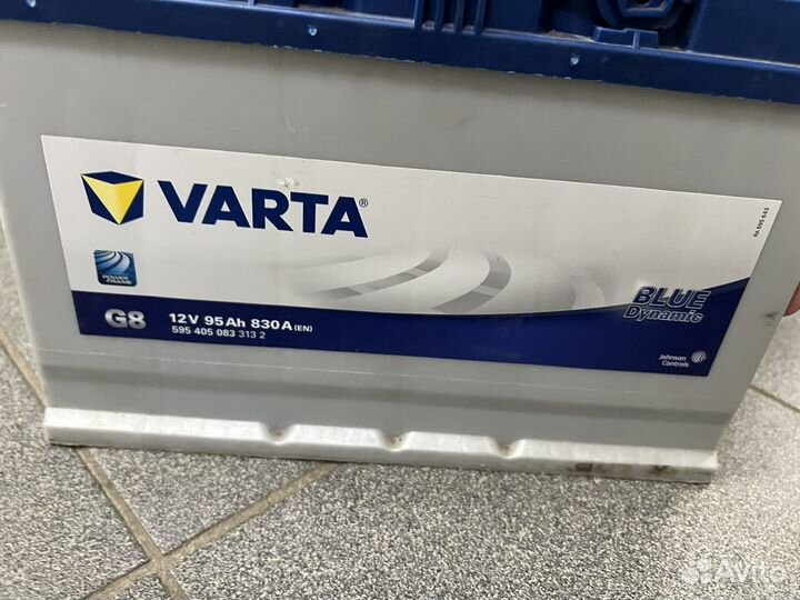 Автомобильный аккумулятор varta Blue Dynamic G8