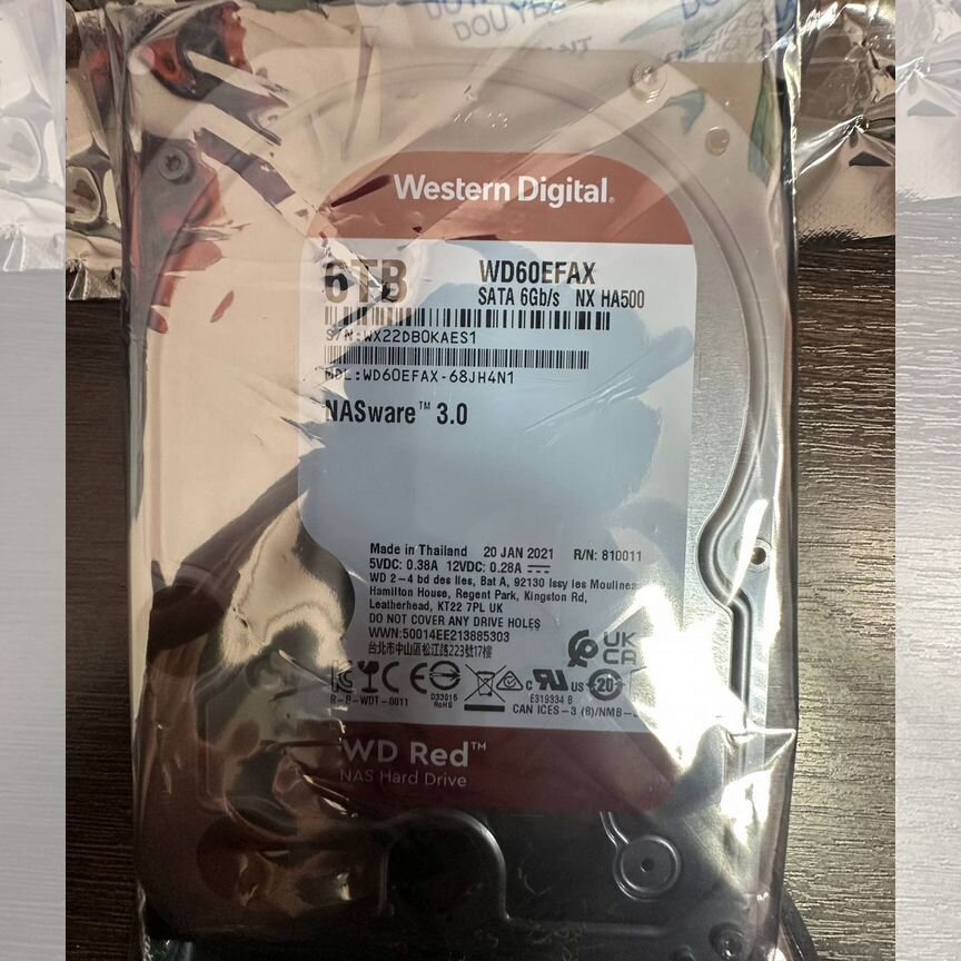 [WD60EFAX] Жесткий Диск Wd Red ()